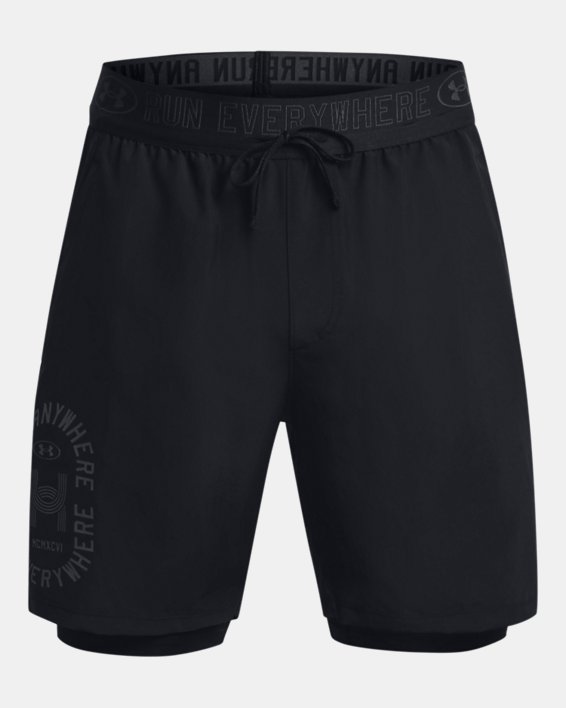 Men's UA Run Everywhere Shorts in Black image number 7